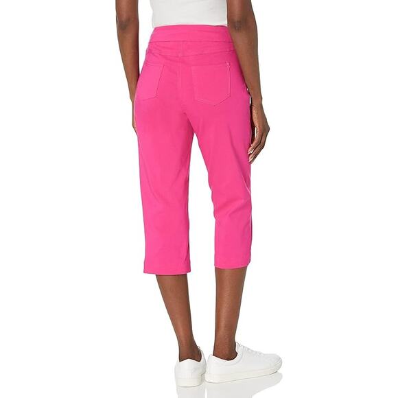 Slimsation by Multiples Capri Pants Fuchsia Pink Tummy Control Size 24W NWT - Picture 13 of 13